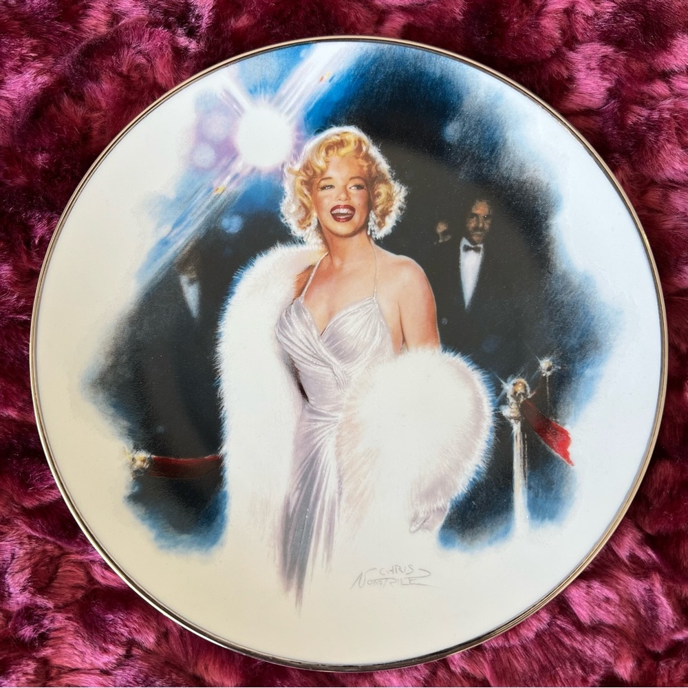 Vintage Delphi Marilyn Monroe ‘Opening Night’ Collector Plate 1990-1993